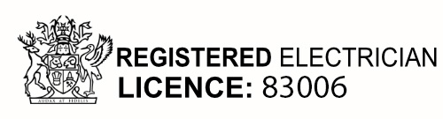 Queensland Registered Electrician License logo